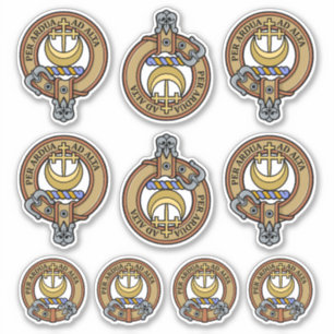 Clan Hannay Wappen Sticker Set