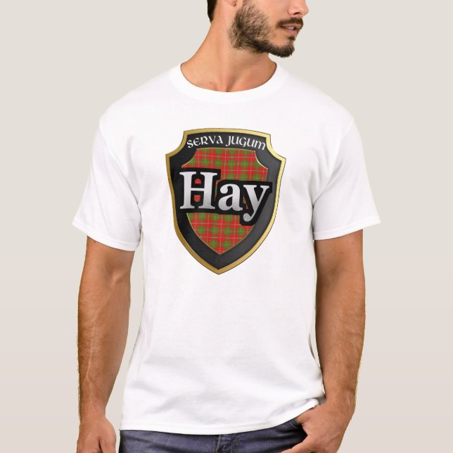 Clan Hay Scotland Tartan Dynsty T-Shirt (Vorderseite)