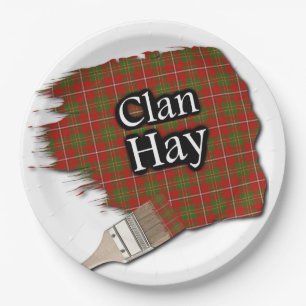 Clan Hay Scottish Tartan Paint Brush Pappteller