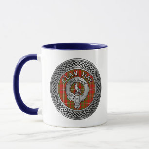 Clan Hay Wappen & Tartan Tasse