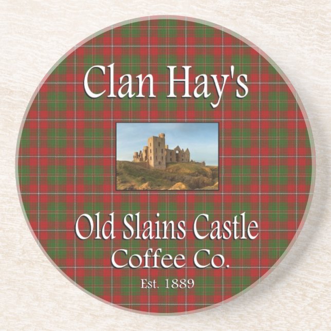 Clan Hays Old Slains Castle Coffee Co. Untersetzer (Vorne)