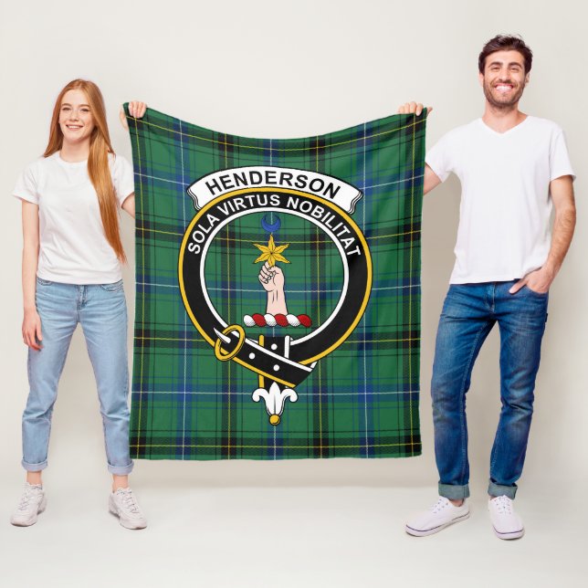 Clan Henderson Ancient Tartan Kariert Fleecedecke (Beispiel)