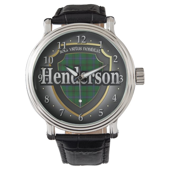 Clan Henderson Scotland Celebration Watch Armbanduhr (Vorderseite)