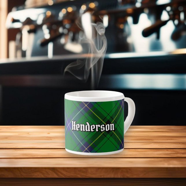 Clan Henderson Tartan Espressotasse (Von Creator hochgeladen)