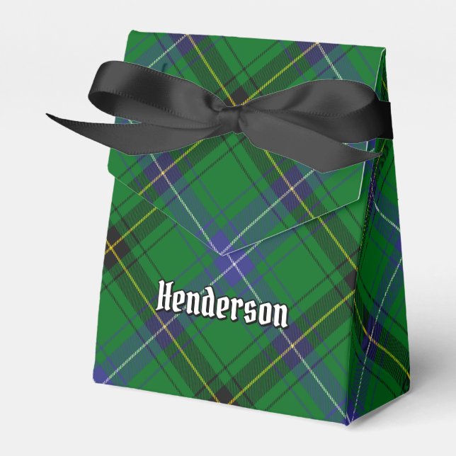 Clan Henderson Tartan Geschenkschachtel (Vorderseite)