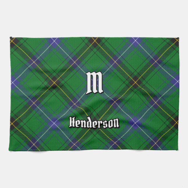 Clan Henderson Tartan Geschirrtuch (Horizontal)