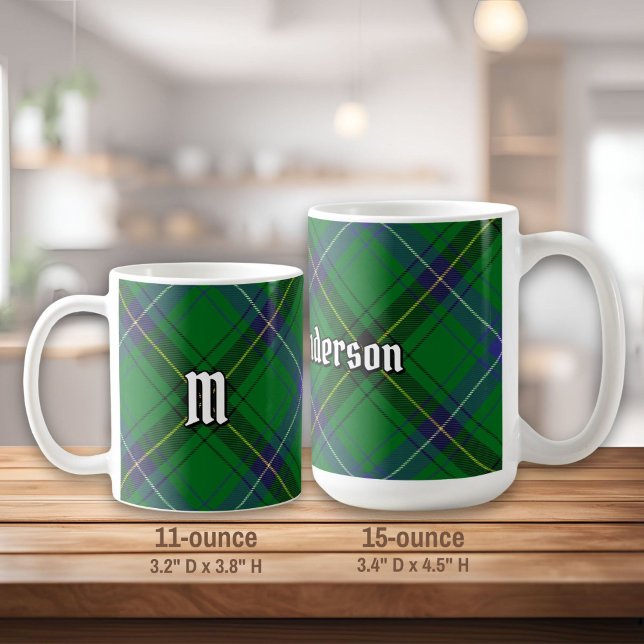 Clan Henderson Tartan Kaffeetasse (Von Creator hochgeladen)