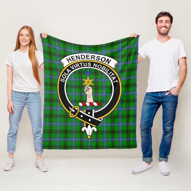 Clan Henderson Tartan Kariert Fleecedecke (Beispiel)