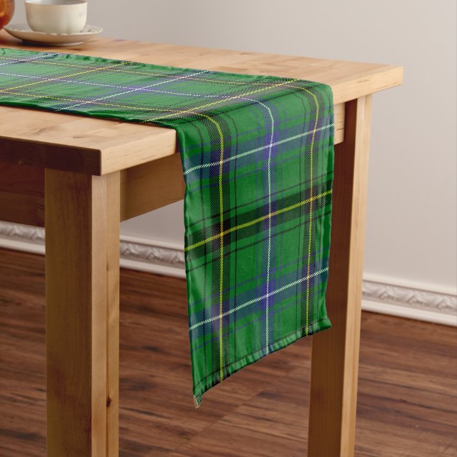 Clan Henderson Tartan Kariert Großer Tischläufer (Beispiel)