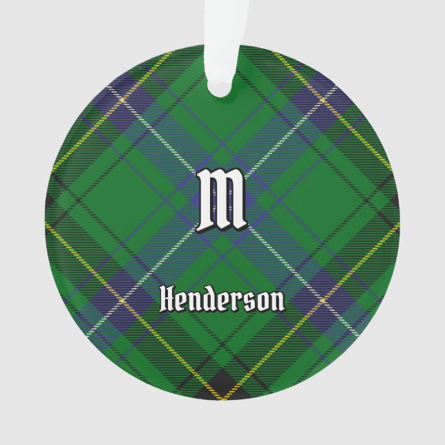 Clan Henderson Tartan Ornament (Vorderseite)