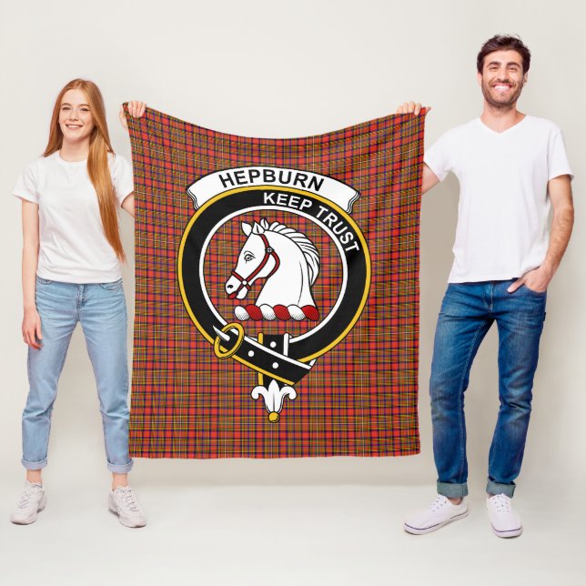 Clan Hepburn Modern Tartan Kariert Fleecedecke (Beispiel)