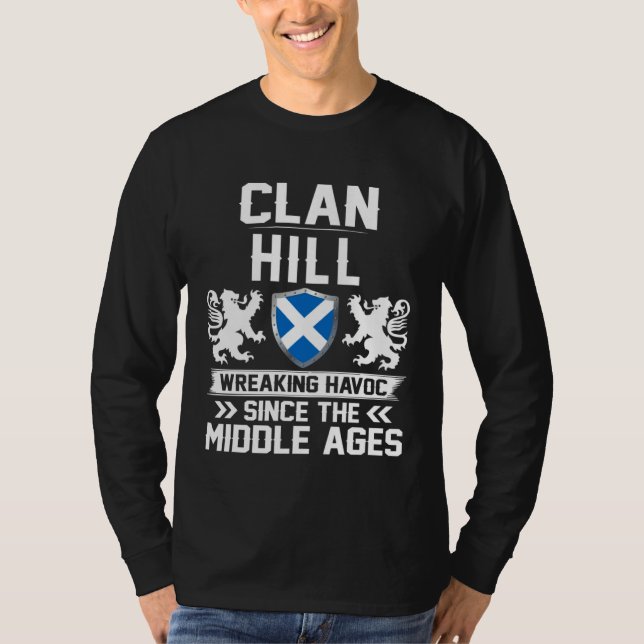 Clan HILL scottish family scotland mothers day fat T-Shirt (Vorderseite)