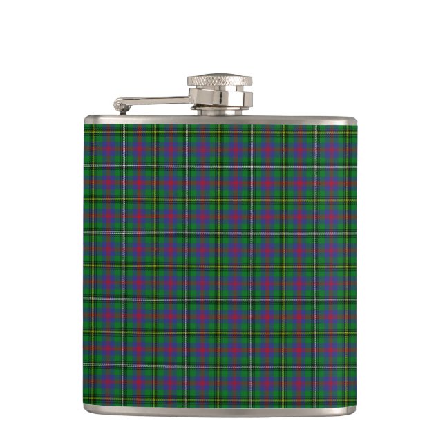 Clan-HolzTartan Flachmann (Vorderseite)