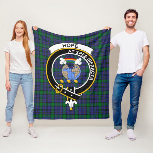 Clan Hope Tartan Kariert Fleecedecke