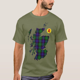 Clan Hunter [EDIT] Tartan Karte T-Shirt