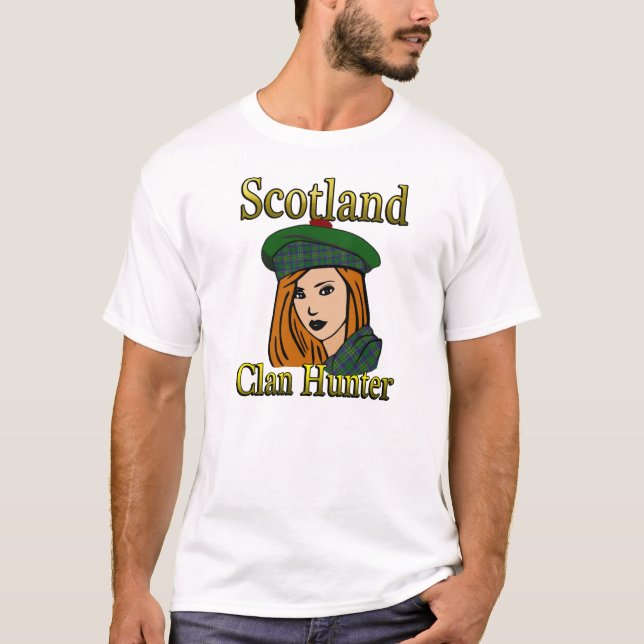 Clan Hunter Tartan Scotland Shirts (Vorderseite)