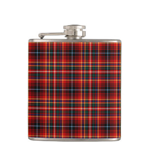 Clan Innes heller roter Tartan Flachmann