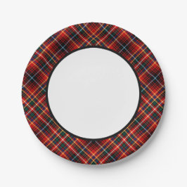 Clan Innes Tartan Border Pappteller