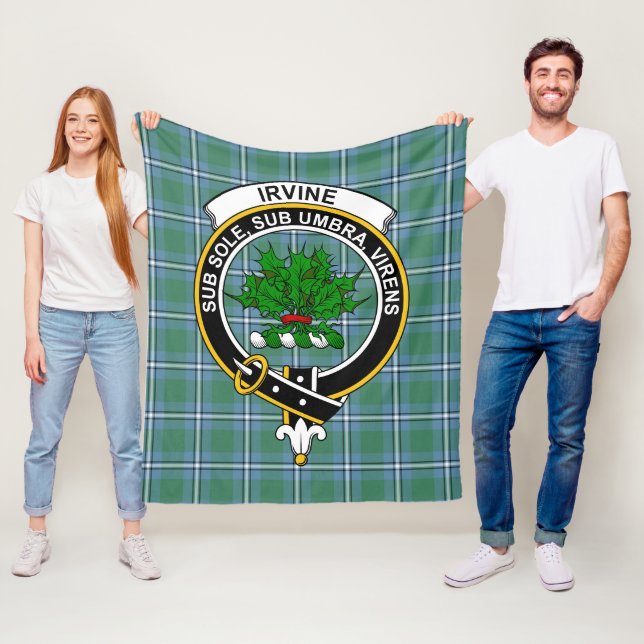 Clan Irvine Tartan Kariert Fleecedecke (Beispiel)