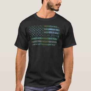 Clan Irvine von Glentulchan Scottish tartan US-Fla T-Shirt