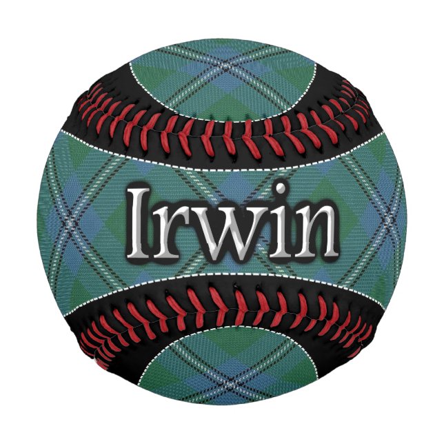 Clan Irwin Scottish Dream Tartan Baseball (Vorderseite)