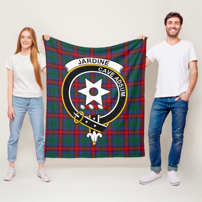 Clan Jardine Dress Tartan Kariert Fleecedecke (Beispiel)