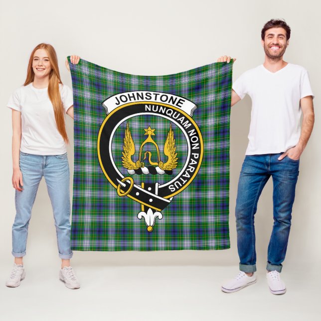 Clan Johnston Dress Tartan Kariert Fleecedecke (Beispiel)
