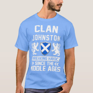 Clan JOHNSTON Schottische Familie Schottland Mütte T-Shirt