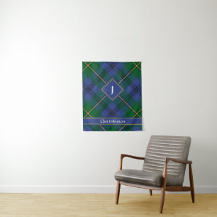 Clan Johnston Tartan Alternative Wandteppich