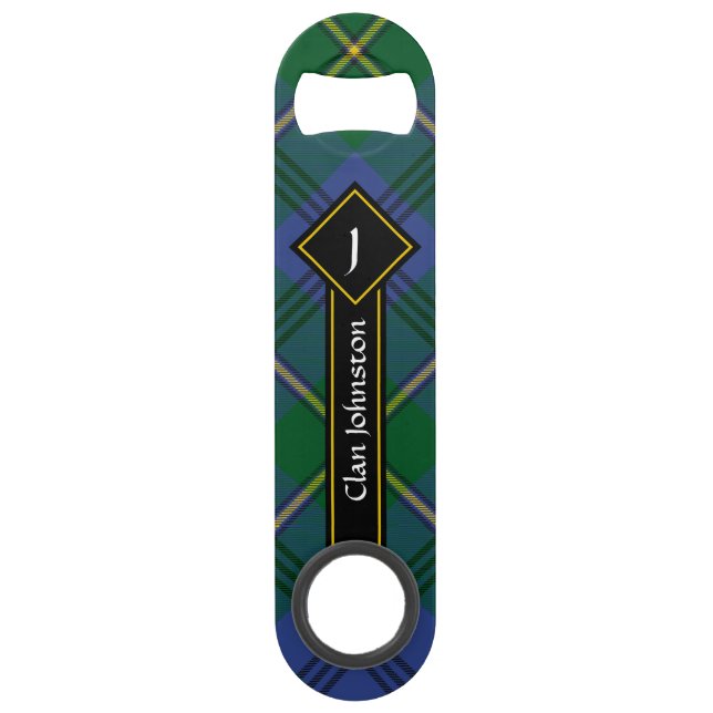 Clan Johnston Tartan Bar Key (Vorderseite)