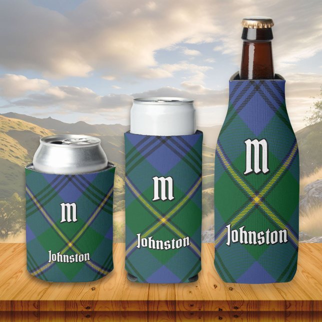 Clan Johnston Tartan Can Cooler Dosenkühler (Von Creator hochgeladen)