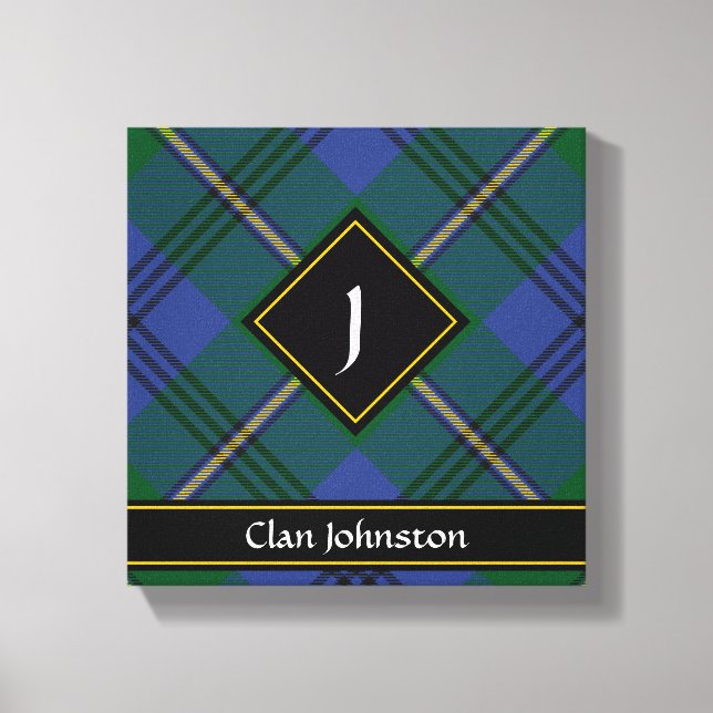 Clan Johnston Tartan Canvas Print Leinwanddruck (Vorderseite)