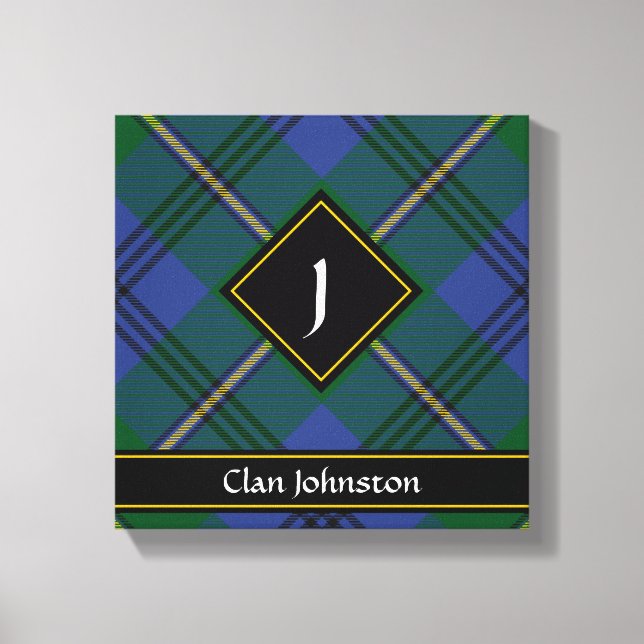 Clan Johnston Tartan Canvas Print Leinwanddruck (Vorderseite)
