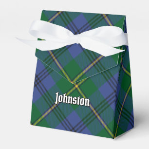 Clan Johnston Tartan Favor Box Geschenkschachtel