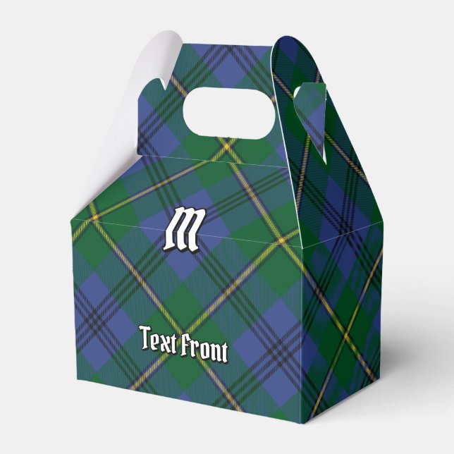 Clan Johnston Tartan Favor Box Geschenkschachtel (Vorderseite)