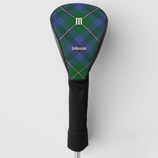 Clan Johnston Tartan Golf Head Cover Golf Headcover (Vorderseite)