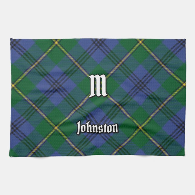 Clan Johnston Tartan Küchentücher (Horizontal)