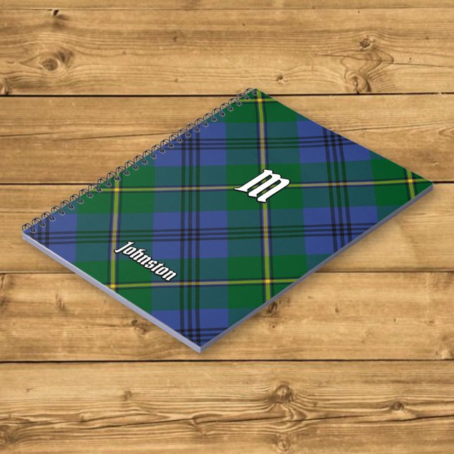 Clan Johnston Tartan Notebook Notizblock (Von Creator hochgeladen)