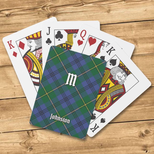 Clan Johnston Tartan Spielkarten (Von Creator hochgeladen)