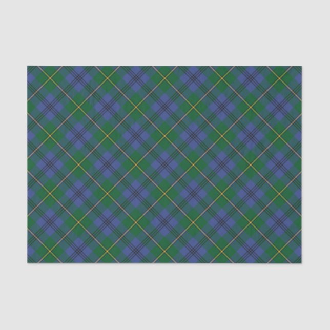 Clan Johnston Tartan Tissue Paper Seidenpapier (Vorderseite)