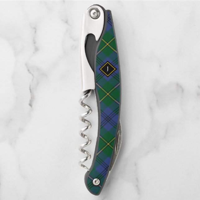 Clan Johnston Tartan Waiter's Corkschraube Kellnermesser (Vorderseite)