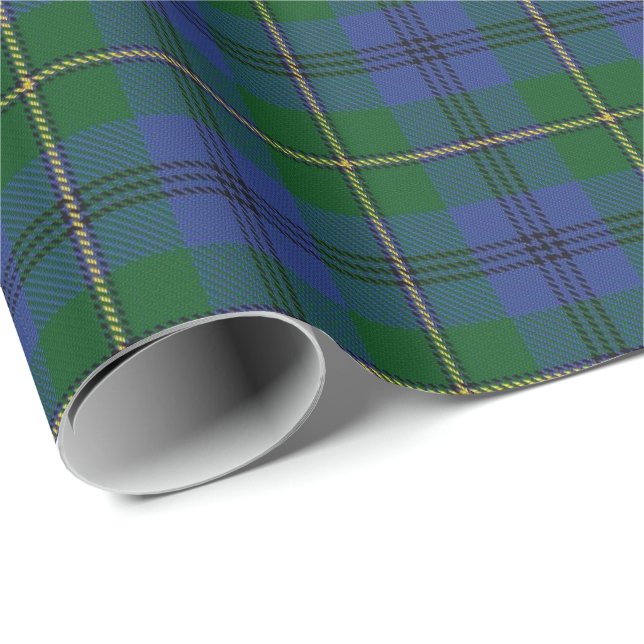 Clan Johnstone Johnston ScottishTartan Geschenkpapier (Rolleneckpunkt)