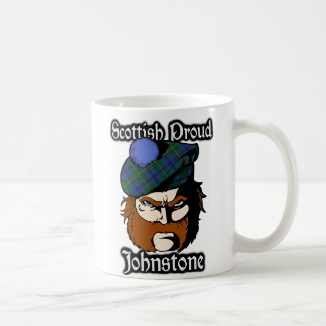 Clan Johnstone Johnston Tartan Scottish Tasse (Rechts)