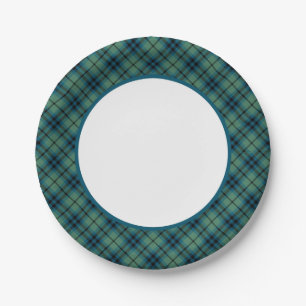 Clan-Keith alte Tartan-Grenze Pappteller
