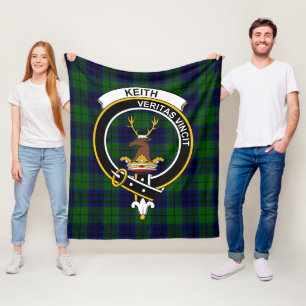 Clan Keith Modern Tartan Kariert Fleecedecke