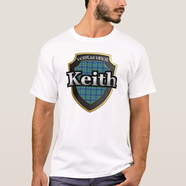Clan-Keith Schottland Tartan-Dynastie T-Shirt (Vorderseite)