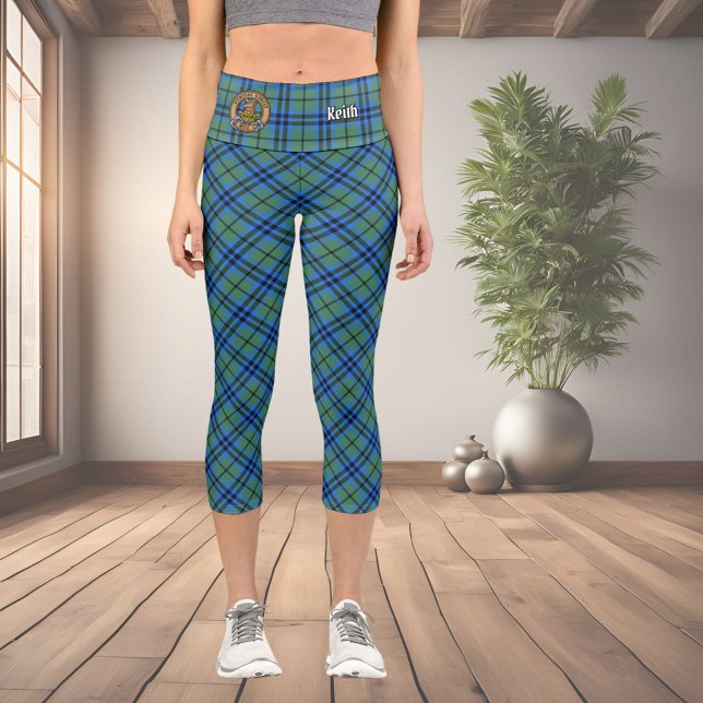 Clan Keith Tartan Capri Leggings (Von Creator hochgeladen)