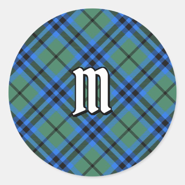 Clan Keith Tartan Classic Round Sticker (Vorderseite)