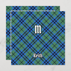 Clan Keith Tartan Einladung