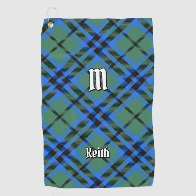 Clan Keith Tartan Golf Towel Golfhandtuch (Vorderseite)